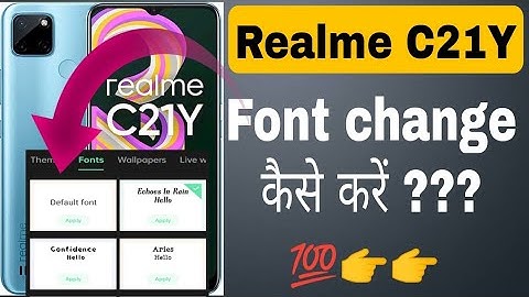 realme c21y font style change | how to change font style in realme c21y  #realmec21y