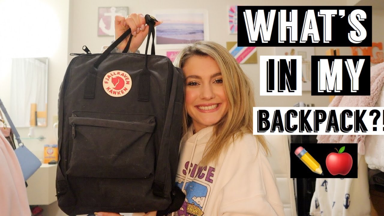 WHAT'S IN MY BACKPACK?! *College Edition* YouTube