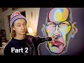 How to Paint a Face (Canvas P2) - Full Process with SLEW