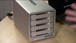 CalDigit T4 Thunderbolt 2 RAID Array Review (Mac only) - 4 bay thunderbolt external hard disk array