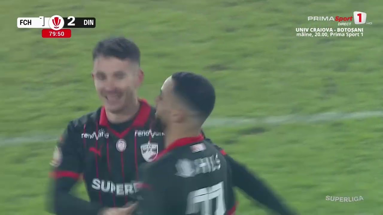 GOOOL! Hermannstadt - Dinamo 1-2. Opruţ face ”dubla” și îi readuce în avantaj pe ”câini”