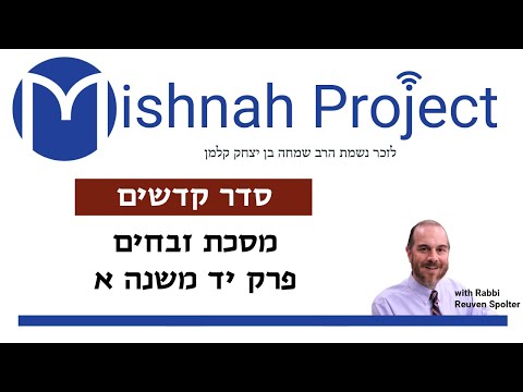 Zevachim Chapter 14 - Youtube