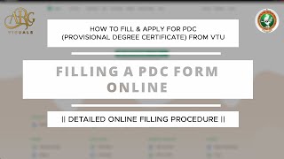 Filling PDC Form Online | How to edit a PDF Online | EXPLAINED | VTU Students | 2021 | ARG Visuals screenshot 2