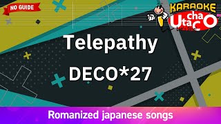 Telepathy Deco27 Romaji Karaoke No Guide