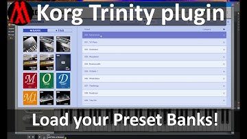 Korg Trinity plugin - Import your own Preset Banks and make it sound like a 01/W!