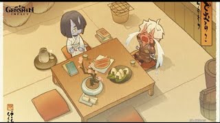 Cutscene oni merah & oni biru | Quest Story Arataki Itto | Bab Taurus Iracundus GENSHIN IMPACT