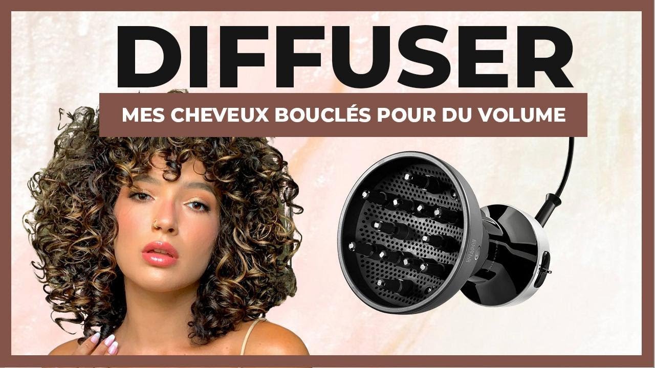 Diffuseur D'Air Chaud Pour Cheveux Bouclés & Diffuseur Cheveux