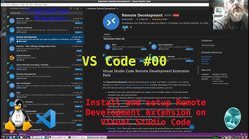 VS Code #00 - Install and setup Remote Development extension on Visual Studio Code