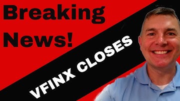 Vanguard VFINX is closed!!!