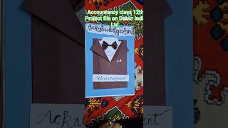 Accountancy class 12th Project file!