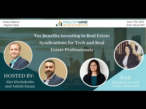 Tax Benefits investing in Real Estate Syndication for Tech and Real