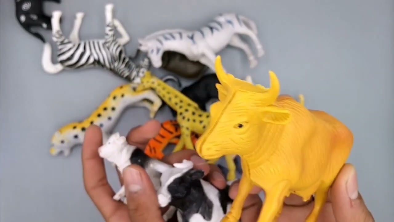 animal Toys Unboxing Order Flipcart Amazon eBay cow lion tiger zebra gorilla