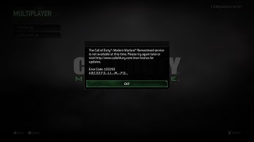 Modern Warfare Remastered and Infinite Warfare Servers Are Down! Error Code 102780