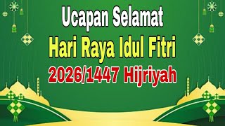 Happy Eid al-Fitr 2026/1447 Hijri Greetings ~ Eid al-Fitr 2026 Greetings