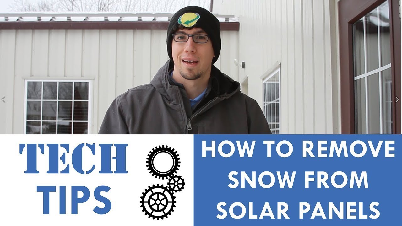 How to: Solar Panel Snow Removal - Understand Solar