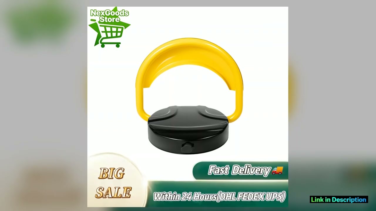 Garage Parking Aid with Remote Control Automatic Parking Spot Guard Anticollision Design IP67