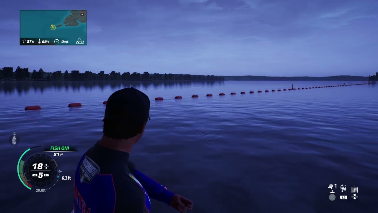 Bassmaster Fishing 2022_my big catfish on 7 pound test line