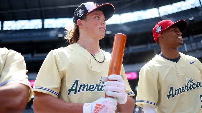 Baseball phenom Jackson Holliday honors his father, Matt, on and