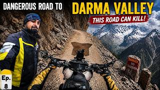 Ep. 8 | Don't Ride Solo On Deadly Road To DARMA VALLEY From Adi Kailash | Magical Panchachuli Peaks