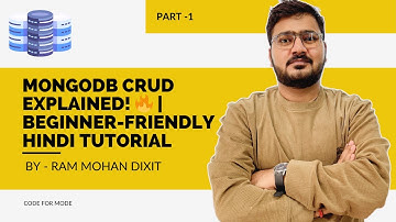 MongoDB Complete Tutorial in Hindi | CRUD Operations + Aggregation Pipeline 🚀 PART -1