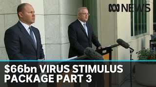 PM and Treasurer answer questions on $66 billion coronavirus stimulus package, part 3 | ABC News