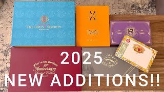 2025 NEW CIGAR ADDITIONS TO MY HUMIDOR!!