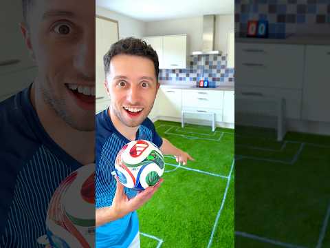 I built a football pitch INSIDE my house! ⚽️🏠