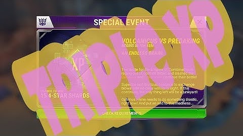 Transformers Earth Wars: Predaking vs Volcanicus Scene 1