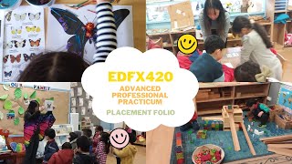 EDFX420 Advanced Professional Practicum 2022
