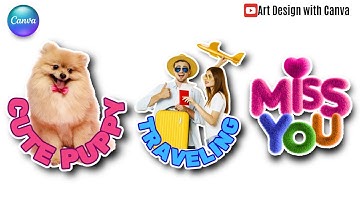 Sticker Effect Canva Tutorial Photo Manipulation