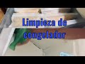 Limpieza de congelador y organización