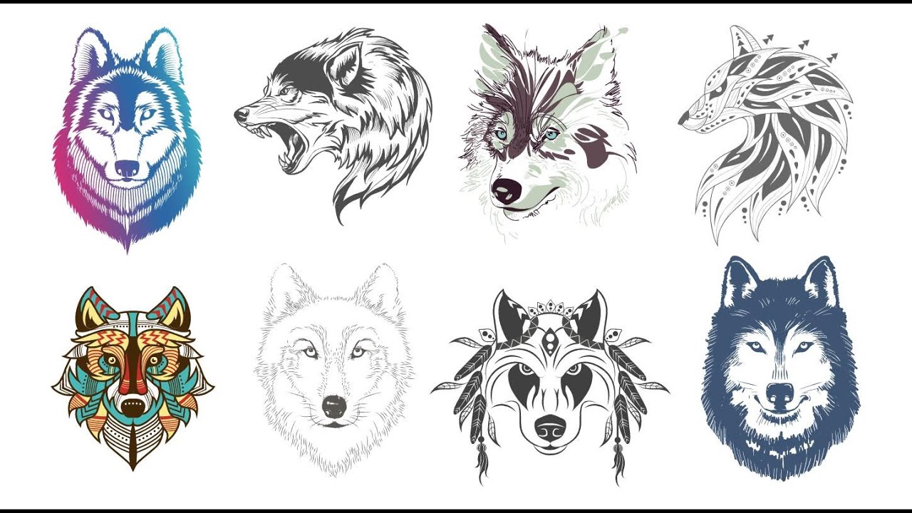 How to Draw Wolf Tattoo Design Tattoo Wolfs