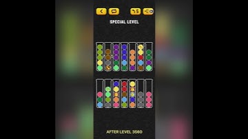 Ball Sort Special Level - Locked Ball (after Level 3560)