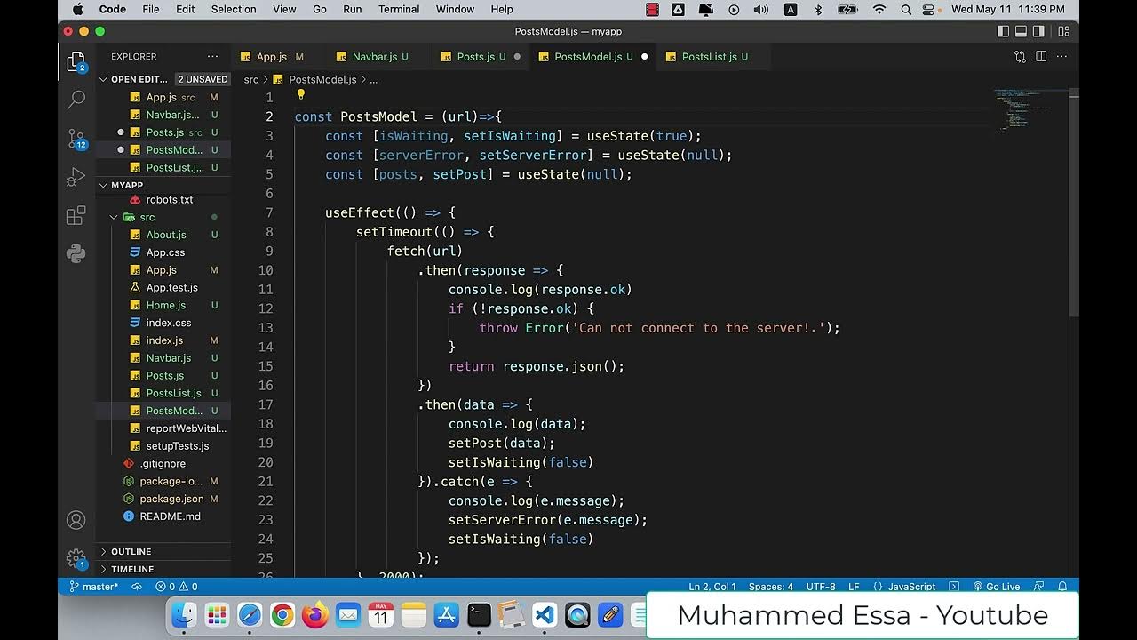 14 React JS Model & View Data - YouTube