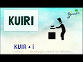 KUIRI (verbo em Esperanto)
