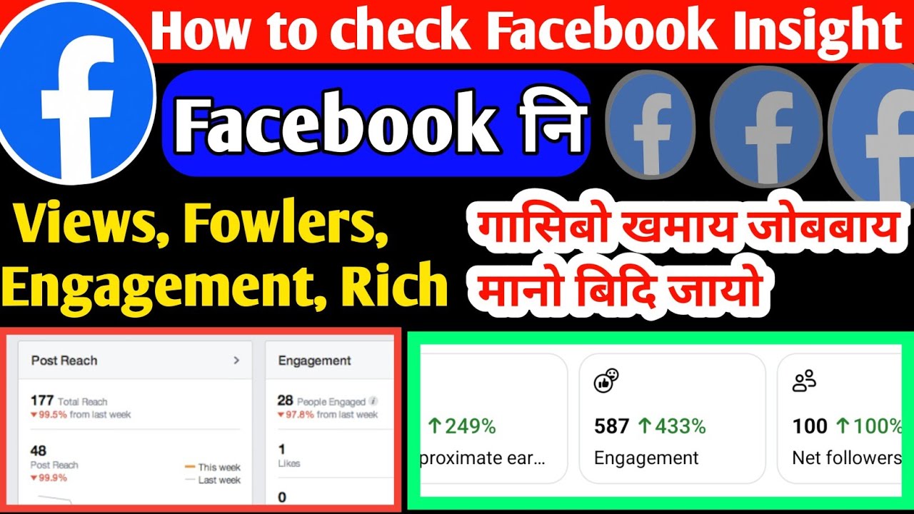 Facebook Insights आव गासिबो गोजा गोजा ♥️ (Red) || माबोरै Green 💚 खालाम फिनगोन ||