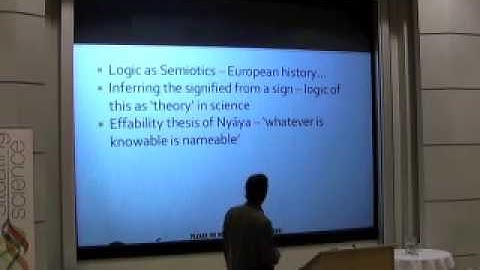 Sundar Sarukkai - Nature of Knowledge in Indian Intellectual Traditions