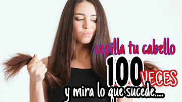 ¿Cuántas veces al día hay que cepillarse el pelo?