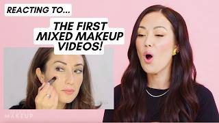 Mixed Makeup reviewing Nude Sticks on YouTube