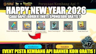 Happy New Years Cara Dapat Border Spongebob Emote Gratis Event M7 World Championship Mlbb 2026