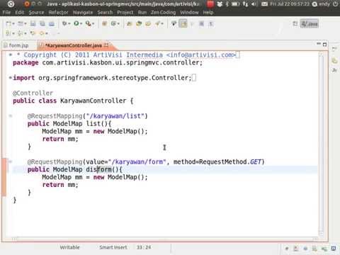 04.02. Spring Framework - MVC - Form Save