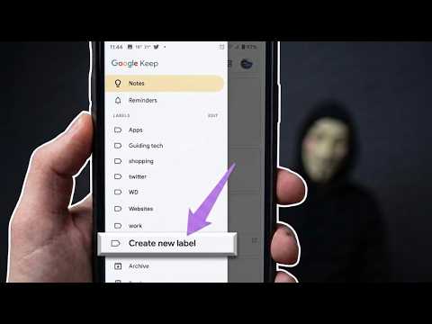 How to Use Labels in Google Keep