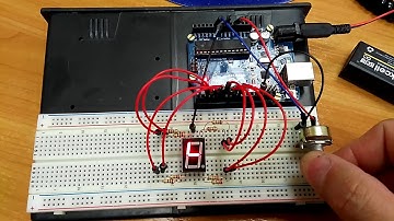Arduino Uno. Семисегментный индикатор.