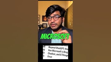 Microsoft Integrates OpenAI GPT4 into Bing AI ChatBox.
