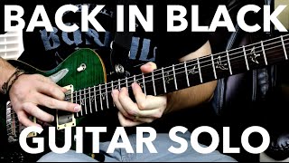 Video thumbnail of "AC/DC – Back in Black (Guitar Solo Cover)"