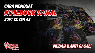 CARA BIKIN NOTE BOOK SOFT COVER JILID SPIRAL screenshot 1