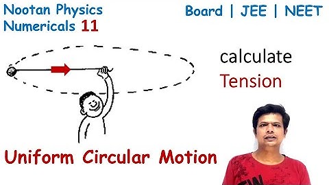 Uniform Circular Motion Q17 Class 11 Nootan Physics Numericals