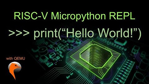 Risc-V Micropython Repl