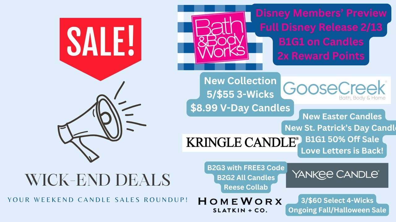 🏷️ 🛍️ Акции Wick-end 12.02.2026 | Распродажа свечей и новинки | Bath & Body Works, Kringle и мног...