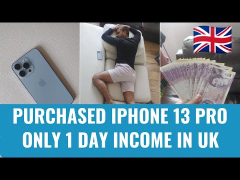 Only One day income purchase iphone 13 pro . how to purchase i phone in uk easily ||  Broinuk